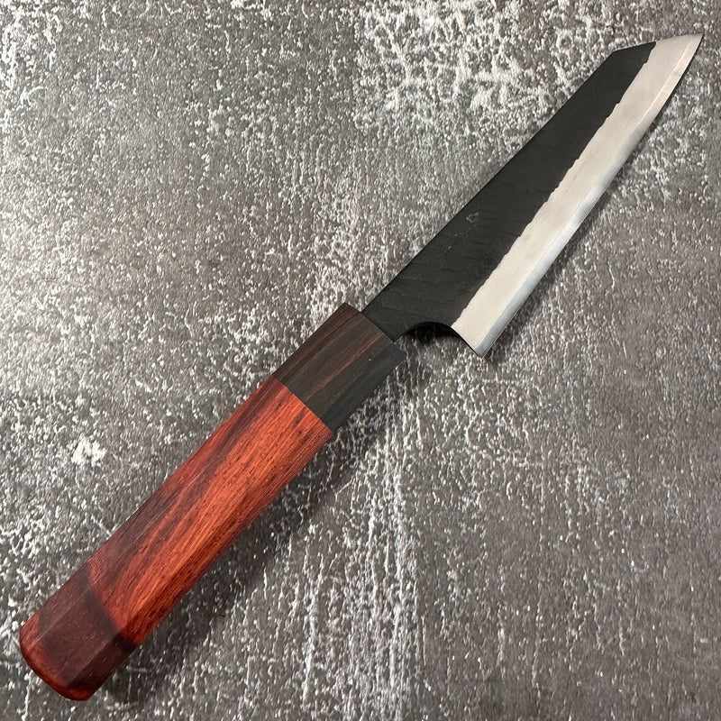 Nigara Hamono SG2 Kurochi Tsuchime 150mm Honesuki Rosewood handle - Tokushu Knife
