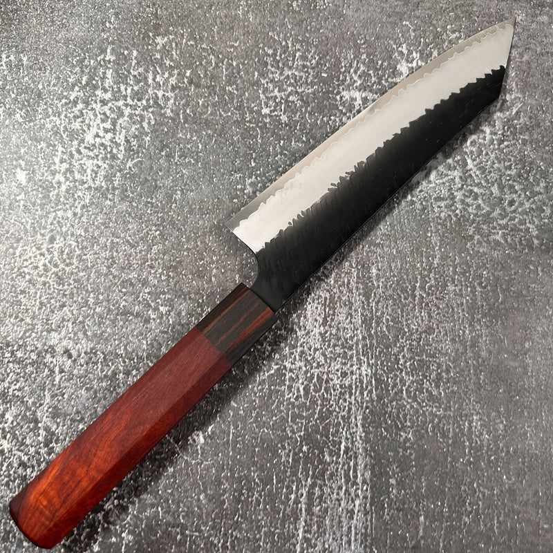 NIGARA HAMONO SG2 Kurouchi Tsuchime Kiritsuke Gyuto 210mm (no handle) - Tokushu Knife