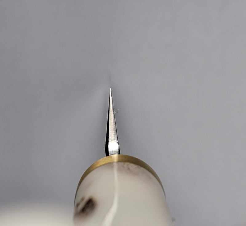 Saji Ginsan #3 210mm RH Yanagiba Deer Horn handle Tokushu Knife.