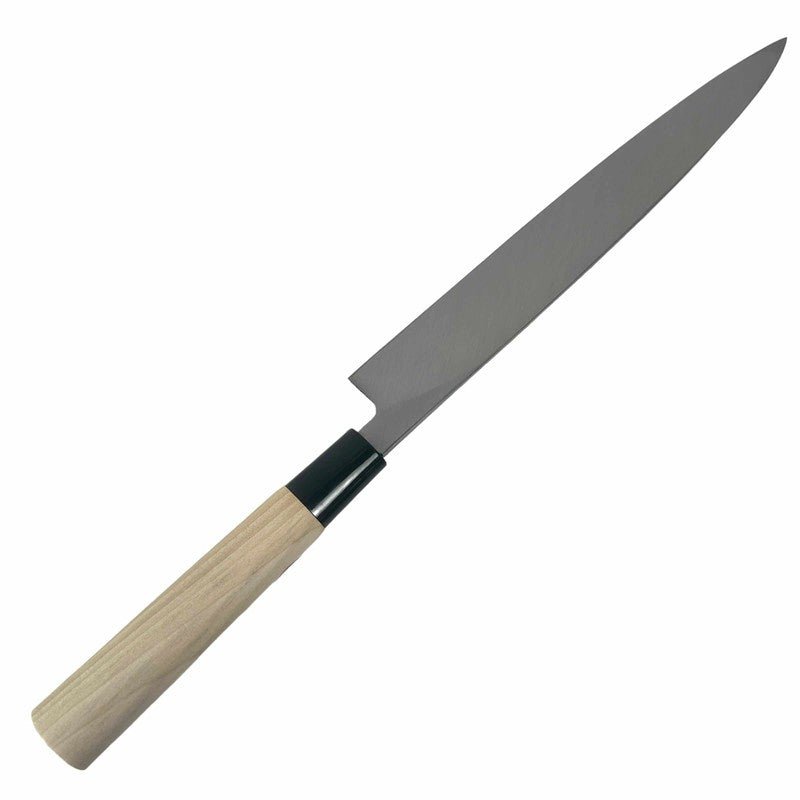 Sakai Takayuki White #3 Kasumi 240mm Yanigiba with Magnolia Wa Handle - Tokushu Knife