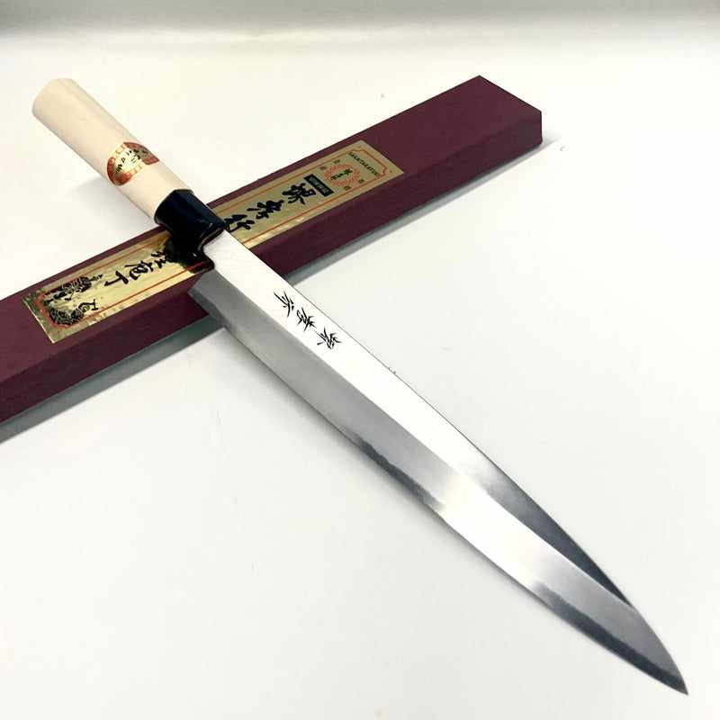 Sakai Takayuki [Left Handed] INOX Deba Magnolia Handle – Japanny x