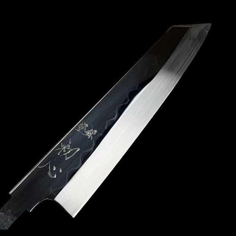 Satoshi Nakagawa Shirogami Abura Honyaki Kiritsuke Gyuto 210mm No Handle - Tokushu Knife