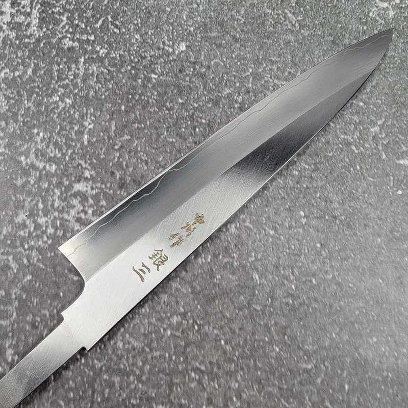 Satoshi Nakagawa Silver #3 Kasumi / Migaki 150mm Petty No Handle Tokushu Knife.