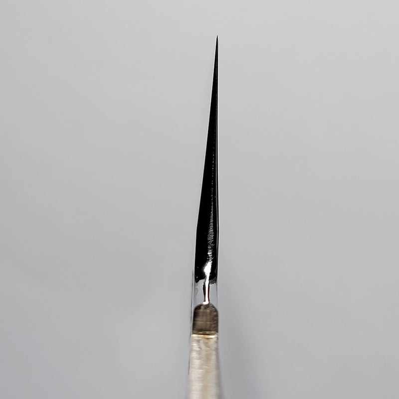 Satoshi Nakagawa Silver #3 Kasumi / Migaki 170mm Bunka with Special Edition Rosewood / Ebony Handle Tokushu Knife.