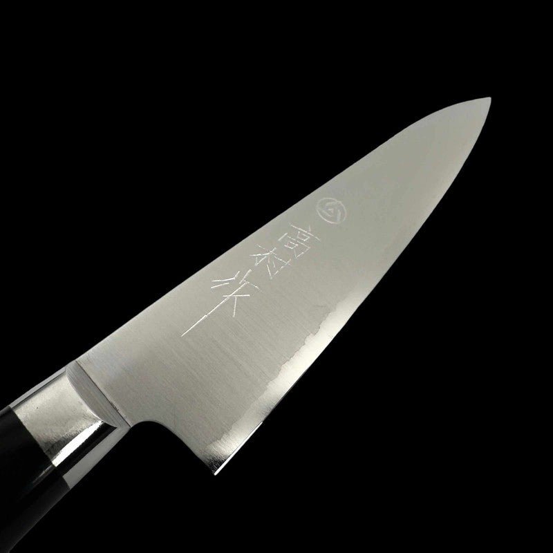 Takamura Polished VG10 130mm Petty Western Handle Black - Tokushu Knife