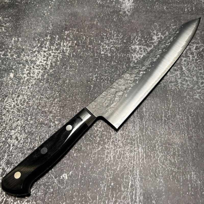 Takamura VG-10 Tsuchime 210mm Gyuto with Western Handle - Tokushu Knife