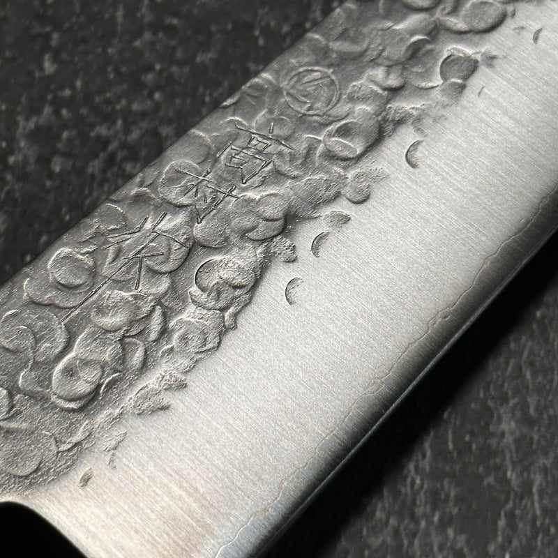 Takamura VG-10 Tsuchime 210mm Gyuto with Western Handle - Tokushu Knife
