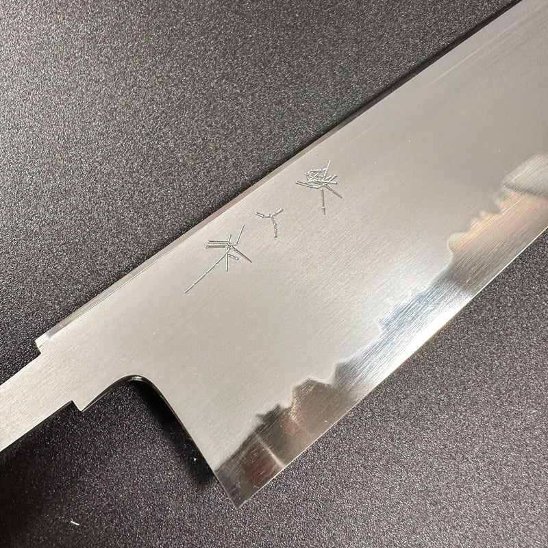 Tetsujin Hamono Blue #2 Kasumi 270mm Gyuto (No Handle) - Tokushu Knife