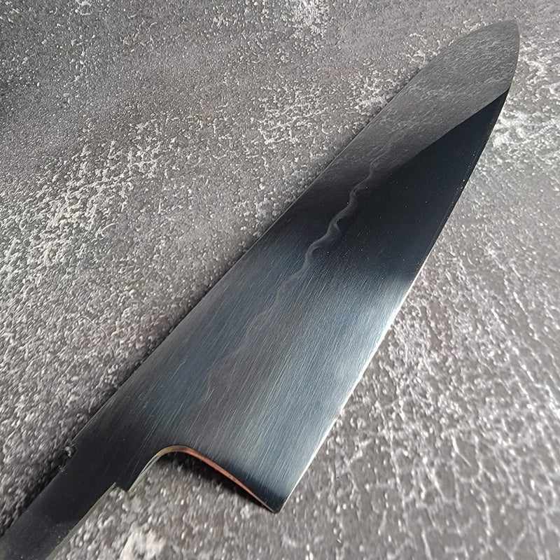 Tokushu Knife Satoshi Nakagawa White #1 Mizu Honyaki 240mm Gyuto No Handle - Tokushu Knife