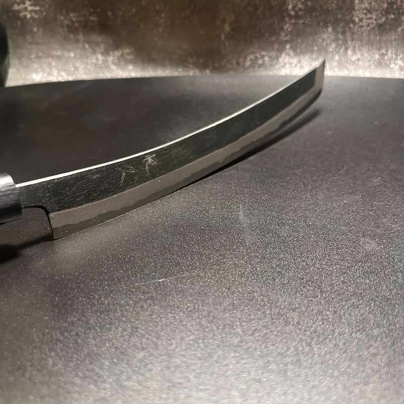 TSUNEHISA AOGAMI #2 KUROUCHI 300MM SAKIMARU with Rosewood Oval Wa Handle - Tokushu Knife