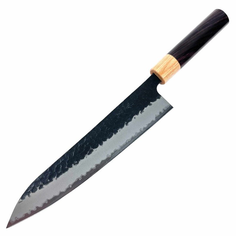 Tsunehisa Aogami Super Kurouchi Tsuchime Gyuto 210mm Tokushu Knife.