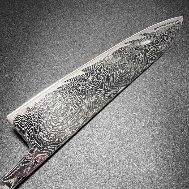 Tsunehisa AUS-10 Nami 210mm Gyuto No Handle - Tokushu Knife