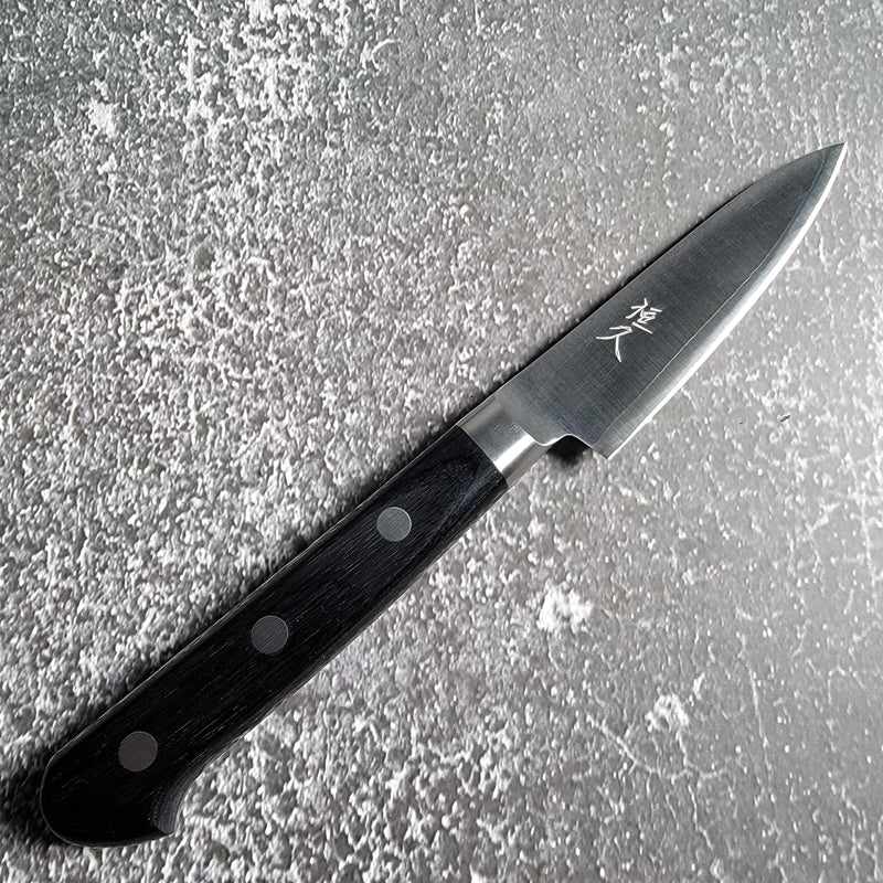 Tsunehisa SRS13 Polished/Western Handle 80mm Petty Tokushu Knife.