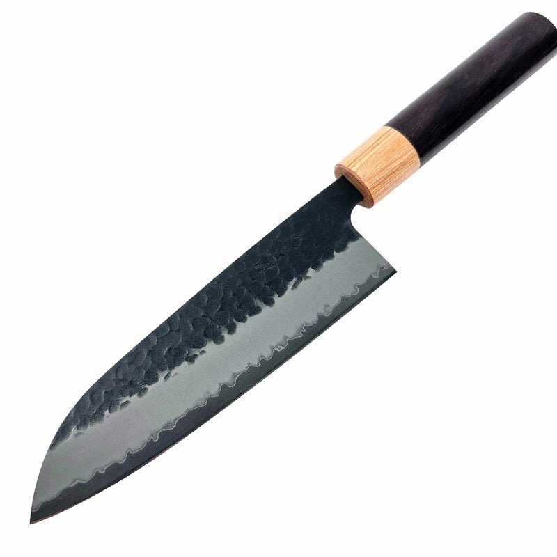Tsunehisa Stainless Clad Aogami Super Tsuchime 165mm Santoku Tokushu Knife.