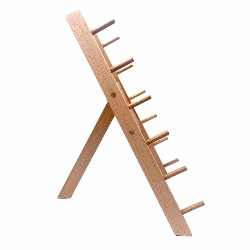 Wood Knife Stand Display for 6 Knives - Tokushu Knife