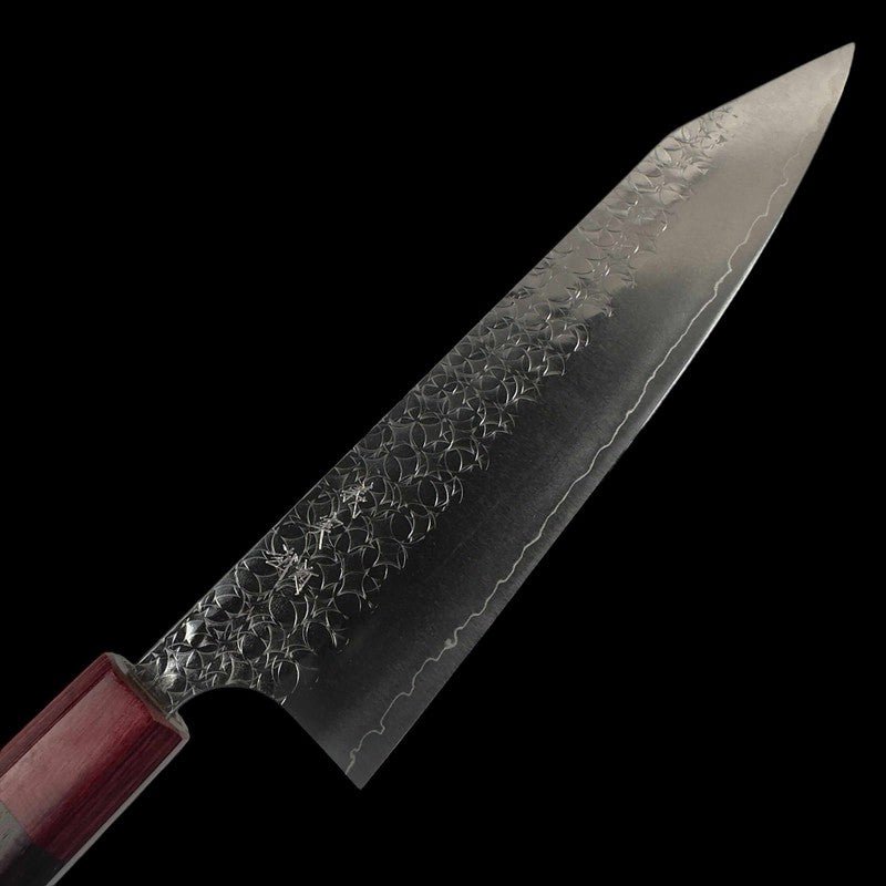 Yoshimi Kato Minamo SG2 Kiritsuke Gyuto 210mm Rosewood Red Octagon - Tokushu Knife