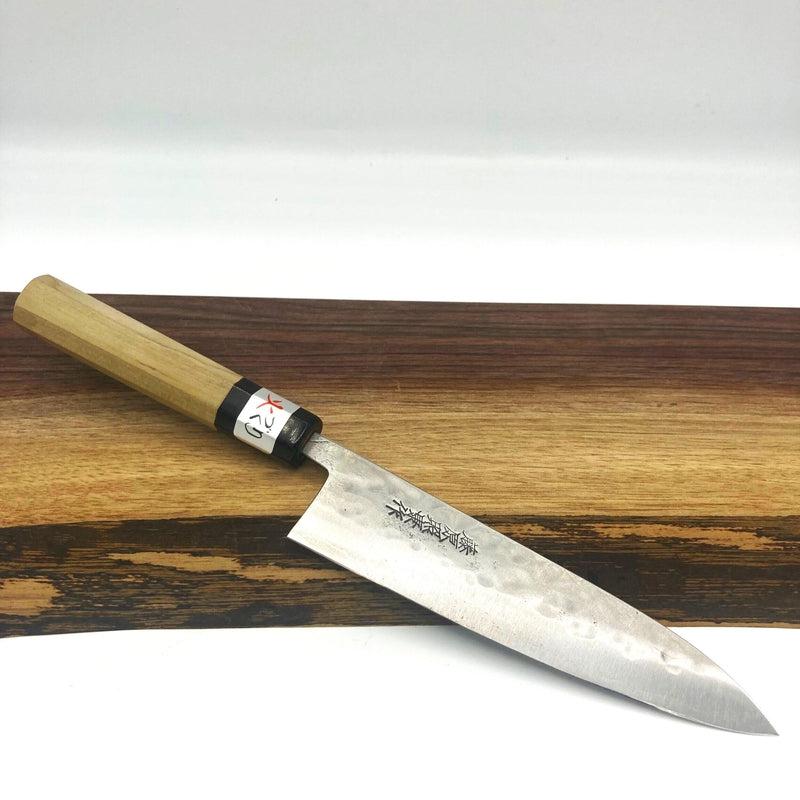 Maboroshi Petty Knife on Wood Background 