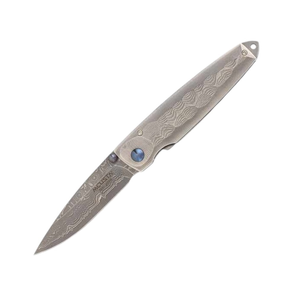 Mcusta Shinra Tsuchi VG-10 Core Damascus Blade Damascus Handle 3.75" Folding Knife