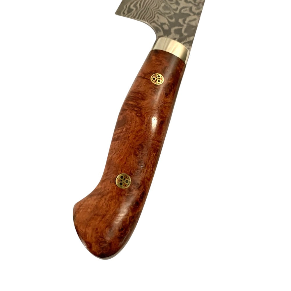 Yoshimi Kato SG2 V Damascus Gyuto 210mm with Special Edition Karin Yo Handle (B - Grade)