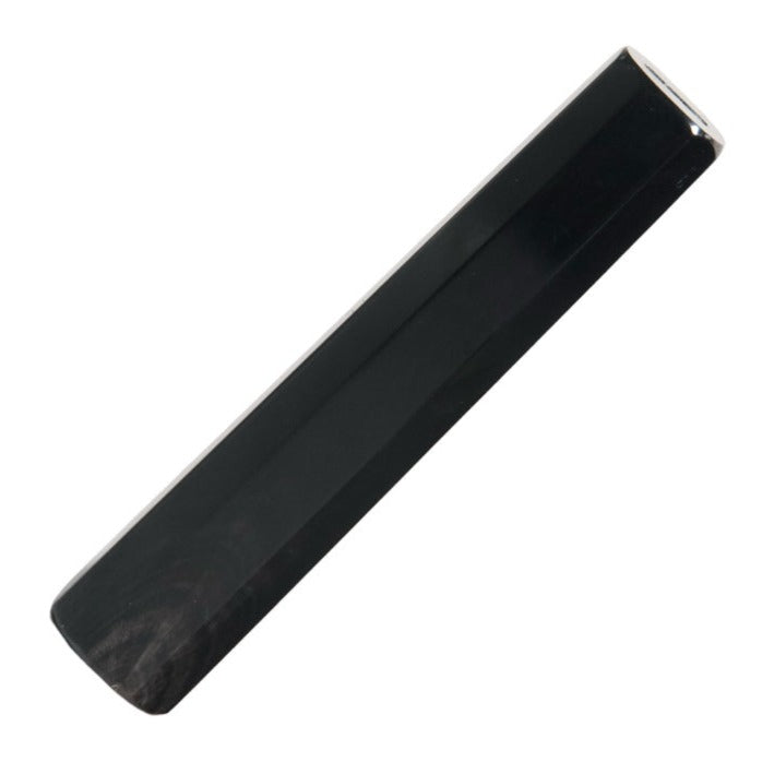 Solid water buffalo horn wa handle for medium size Japanese knives