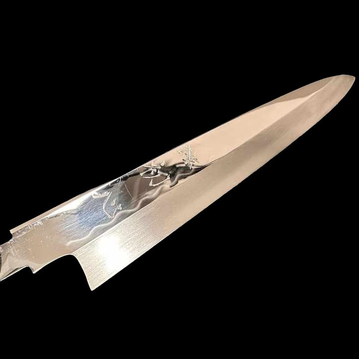 Satoshi Nakagawa White #3 Abura Honyaki 270mm Yanigiba Mirror Finish No Handle