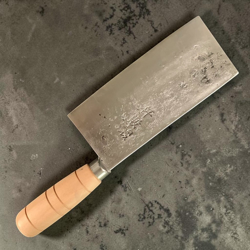 Hatsukokoro Sentan White #2 Chinese Cleaver with Japanese Steel 170mm