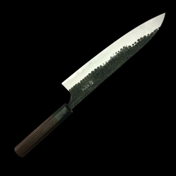 Anryu Knives Gyuto 210mm On black Background