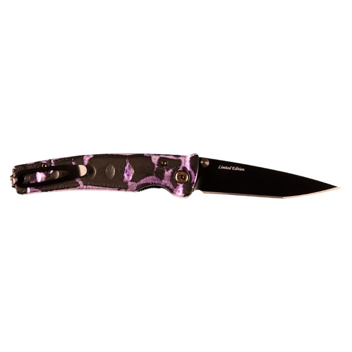 Limited Edition Katana VG-10 Core San Mai Violet/black Folding knife