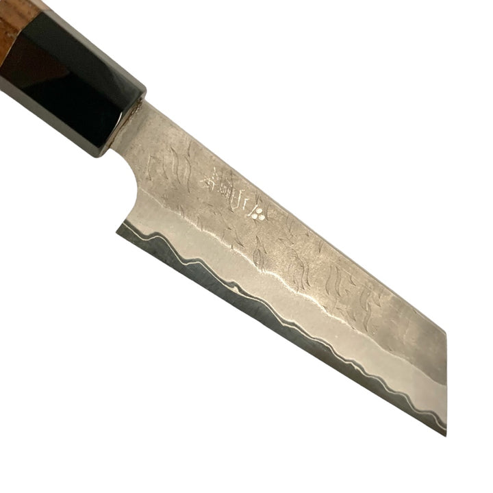 Nigara Aogami Super Migaki Tsuchime Kiritsuke Petty 120mm