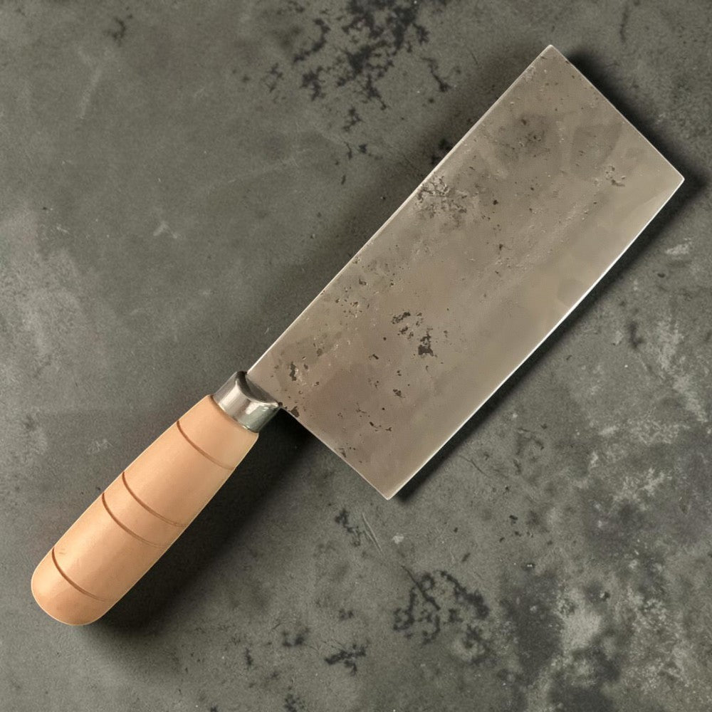 Hatsukokoro Sentan White #2 Chinese Cleaver with Japanese Steel 170mm