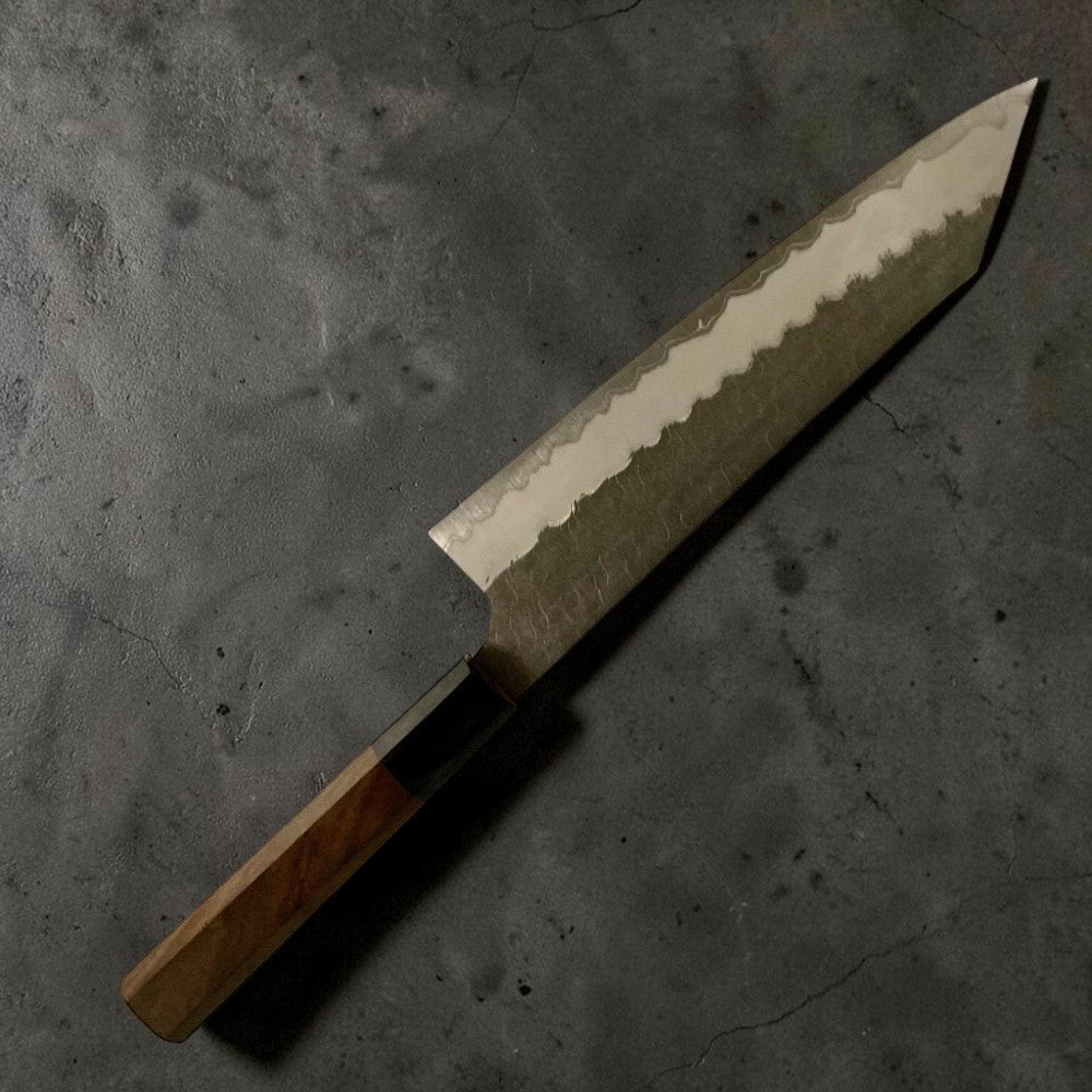 Nigara Aogami Super Migaki Tsuchime Kiritsuke Gyuto 210mm