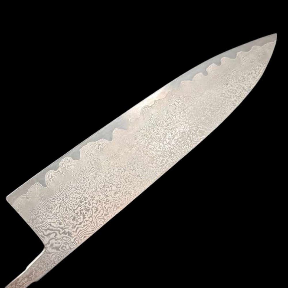 Miyazaki Kajiya Damascus Ginsan 240mm Gyuto (No handle)