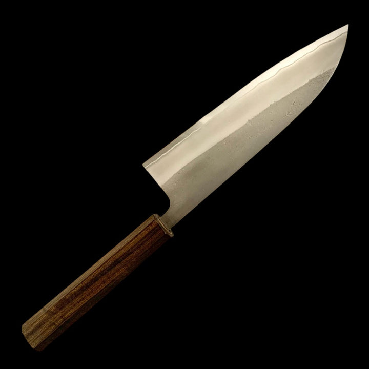 YOSHIKANE Stainless Clad White #2 Nashiji Santoku