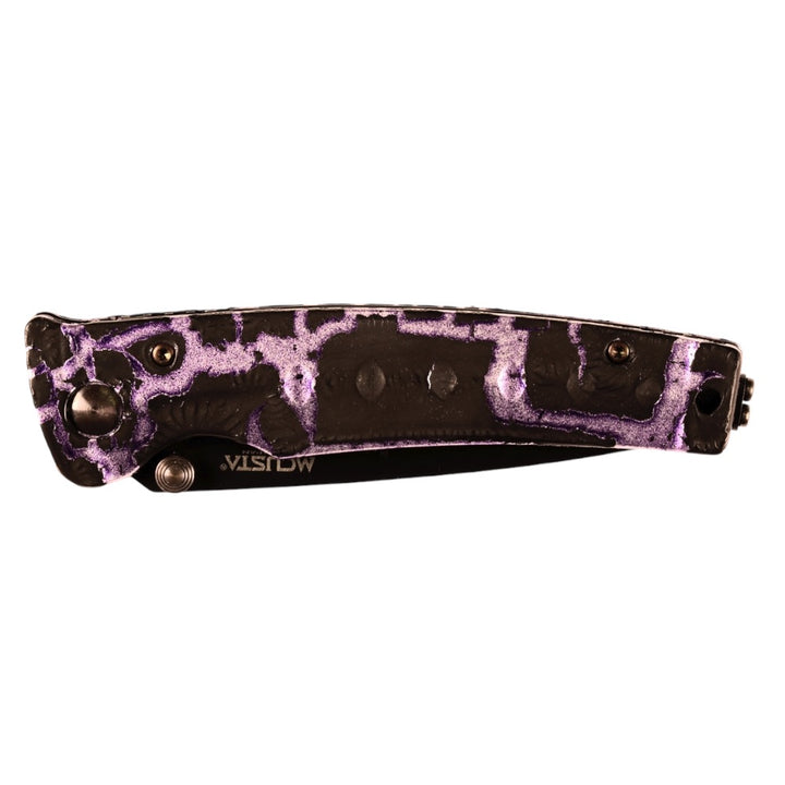 Limited Edition Katana VG-10 Core San Mai Violet/black Folding knife