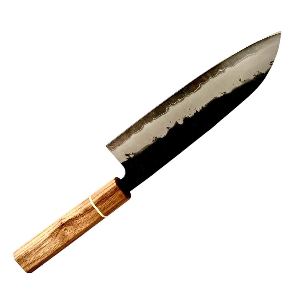 Tsunehisa AS Kurouchi Nashiji Santoku with Exclusive Sanjo Walnut Handle