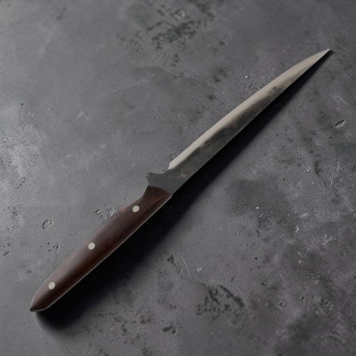 Filet knife by Dao Vua upside down to show backside