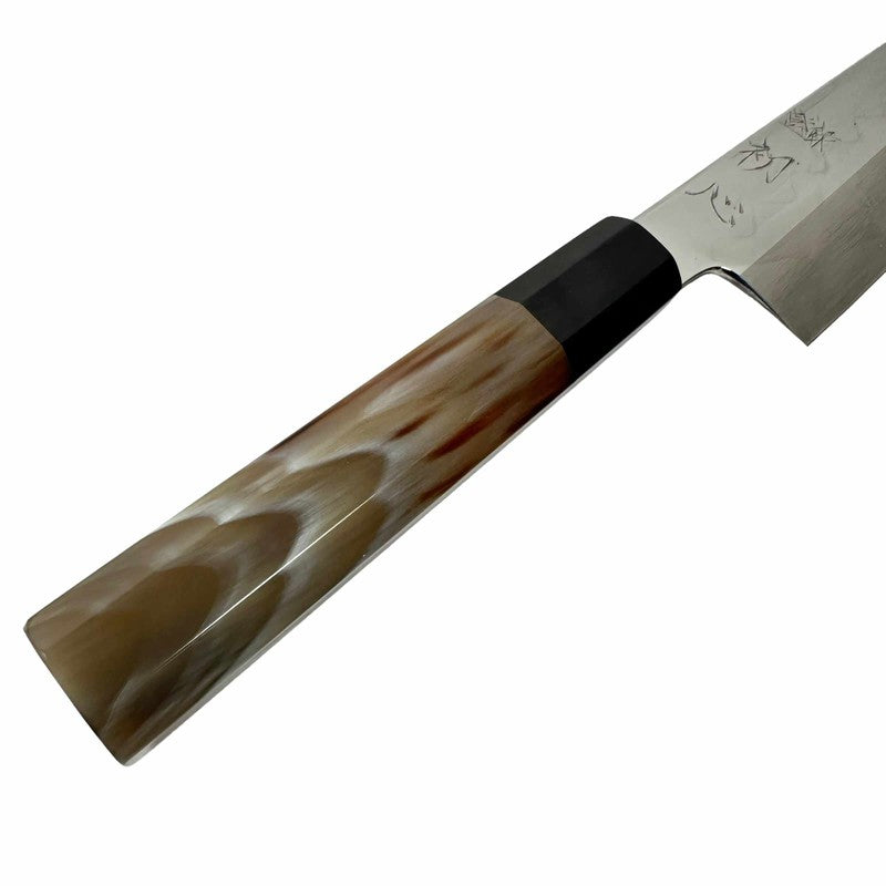 Honyaki Knife by Satoshi Nakagawa- Kiritsuke Gyuto 240mm White Steel