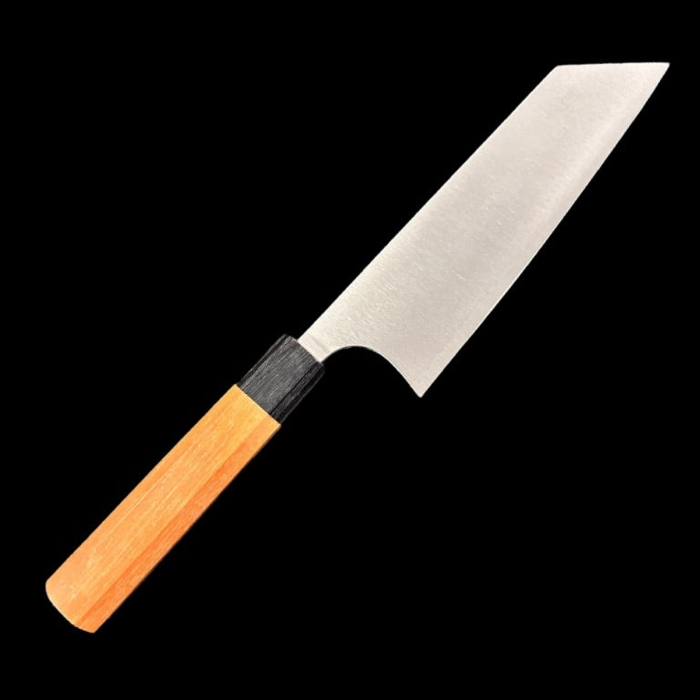 Shibata Koutetsu Bunka 180mm on black background