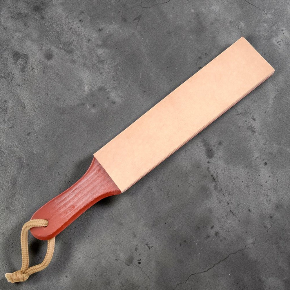 Tokushu Knife Leather Paddle Strop - The Perfect Size For Your Knife Roll!