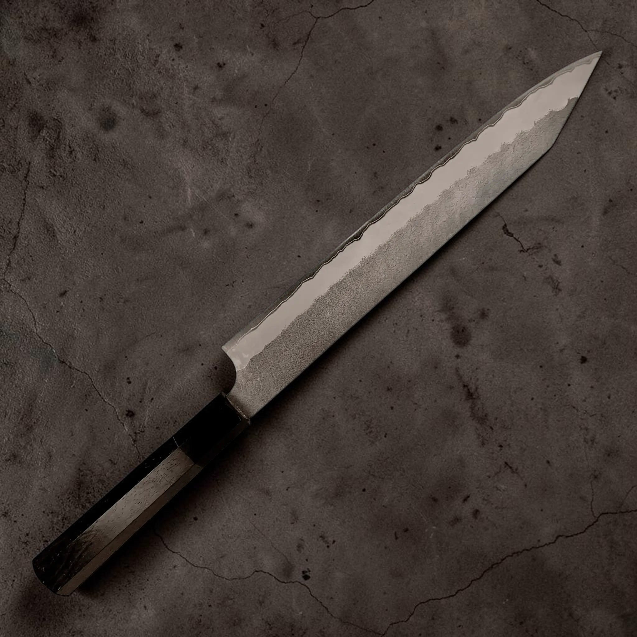Nigara Aogami Super Migaki Tsuchime Kiritsuke Sujihiki 255mm