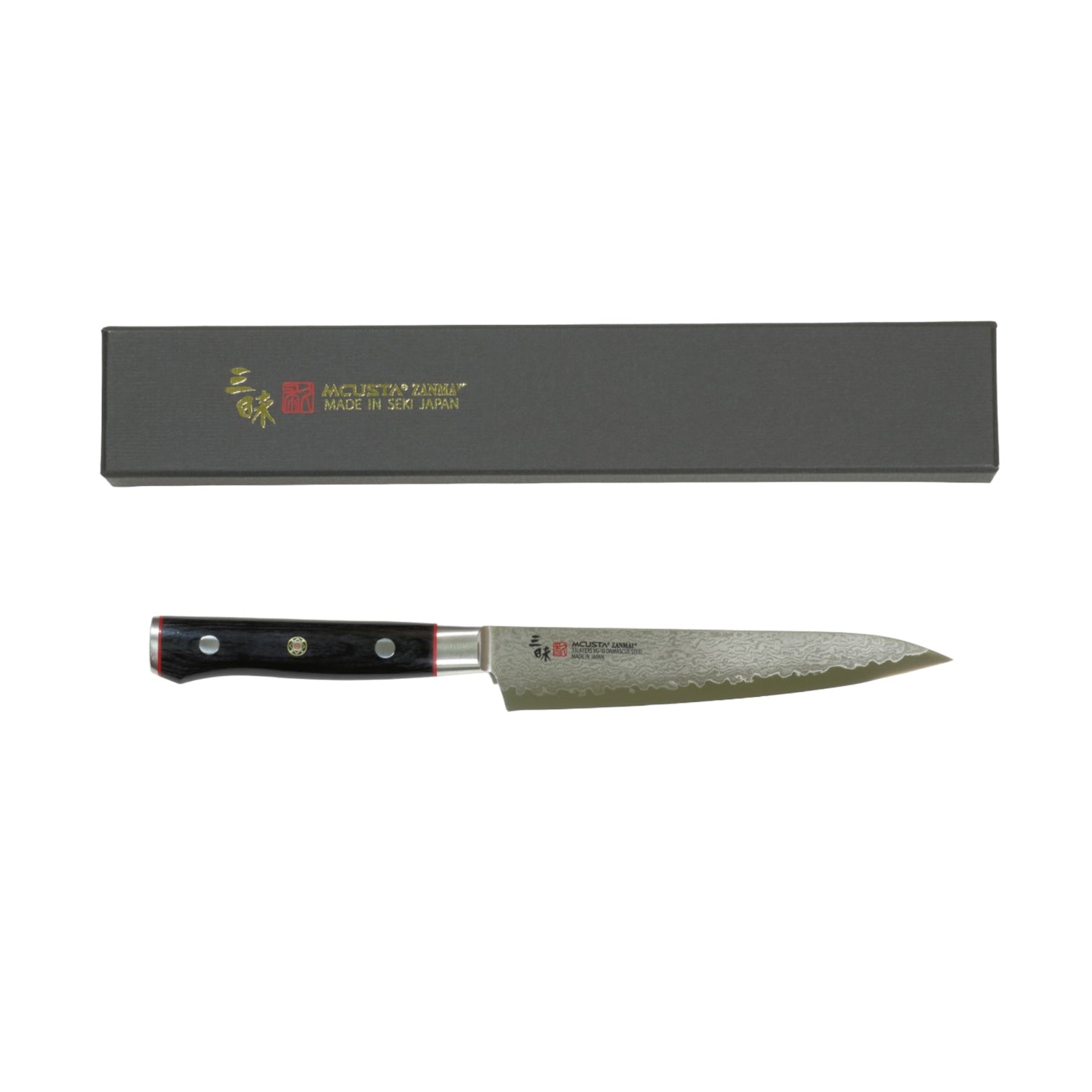 Mcusta Zanmai Classic Pro Petty VG-10 Core Damascus 150mm Paring Knife