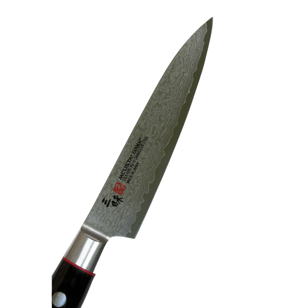 Mcusta Zanmai Classic Pro Petty VG-10 Core Damascus 110mm Paring Knife