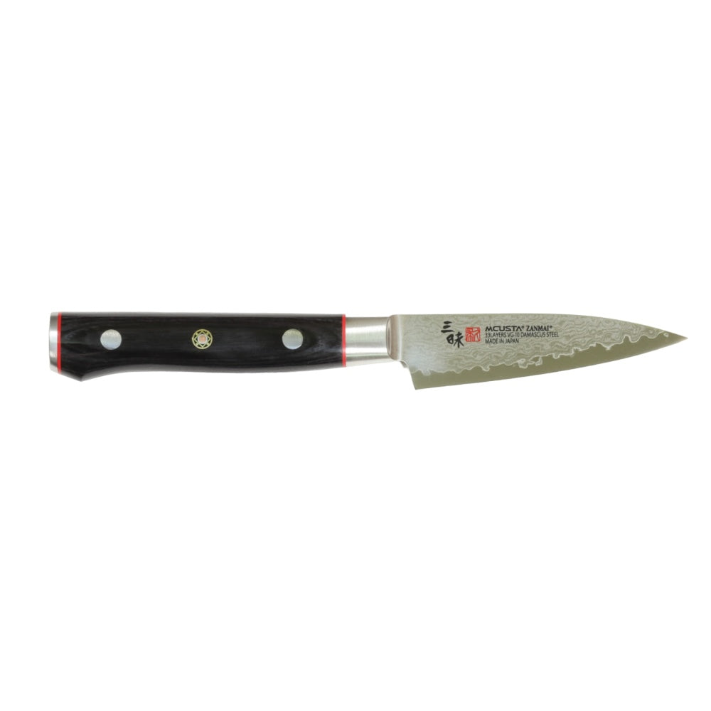 Mcusta Zanmai Classic Pro Petty VG-10 Core Damascus 90mm Paring Knife