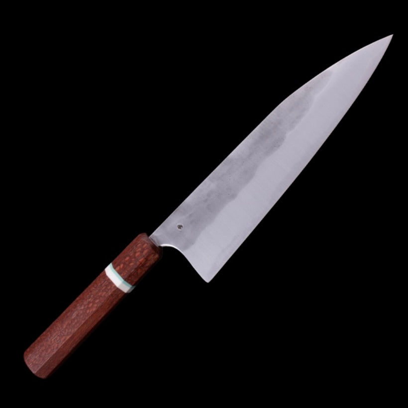 Carter Knives Muteki White #1 Stainless Clad  #5488 Funayuki by Taylor 7.72"