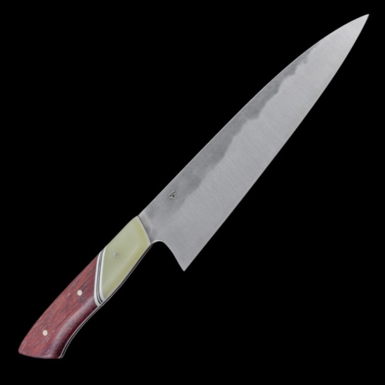 Carter Knives Muteki White #1 Stainless Clad 8.46″ Gyuto by Aaron