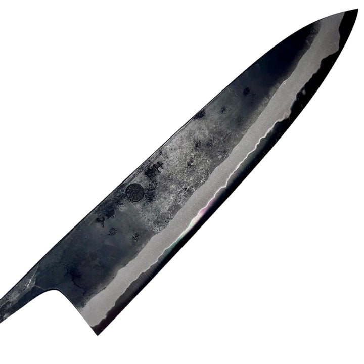 Kyohei Shindo Blue #2 Iron Clad Kurouchi 240mm Gyuto No Handle