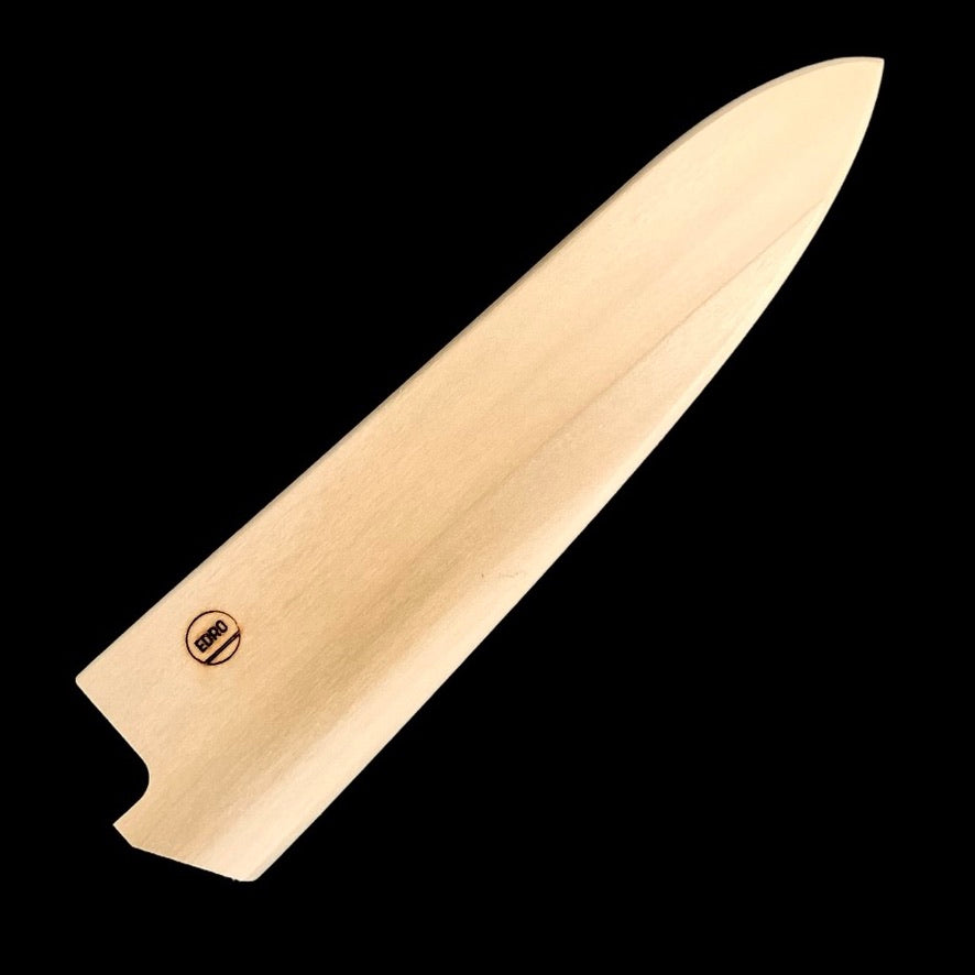 EDRO Poplar Knife Saya 210 mm side view