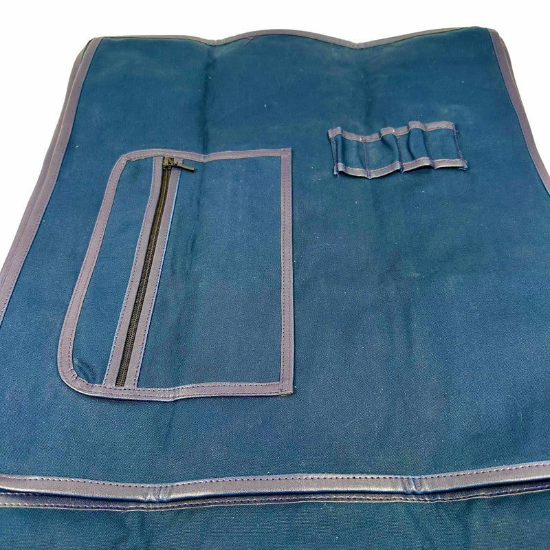 Tokushu Knife Premium Canvas Knife Roll - Navy Blue