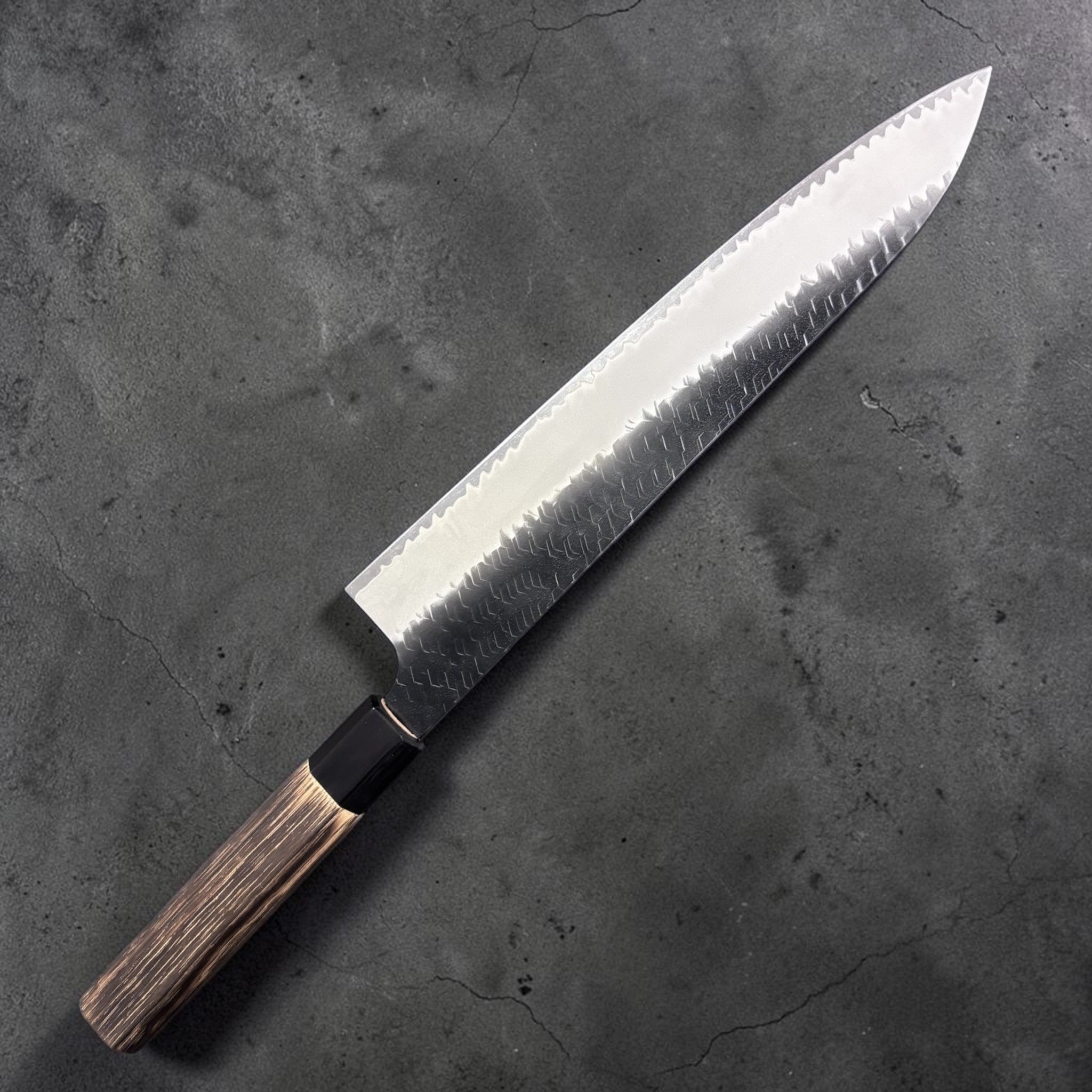 Nigara Hamono Knives | Anmon Damascus & SG2 | Tokushu Knife