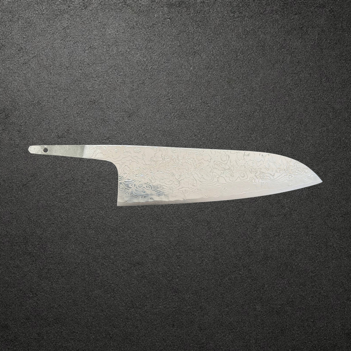 Takeshi Saji SG2 Diamond Damascus Santoku blade only — profile